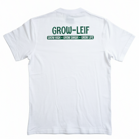 GROW-LEIF.DE Polo-Shirt Weiß